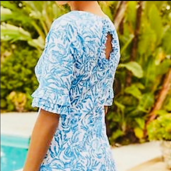 HP 💕Lilly Pulitzer Fiesta Stretch Dress Size 4 - Picture 2 of 2